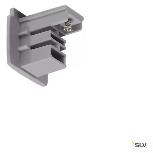 SLV - S-TRACK, embout, pour rail 3 allumages, int�rieur, gris argent (175064)