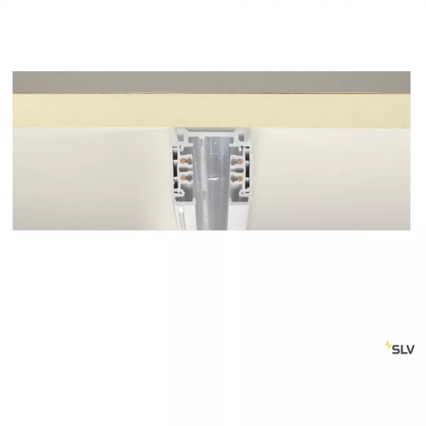 SLV - S-TRACK, rail 3 allumages en saillie, blanc, 1m (175011)