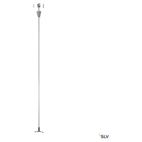 SLV - S-TRACK, suspension rigide, pour rail 3 allumages, int�rieur, gris argent (175164)