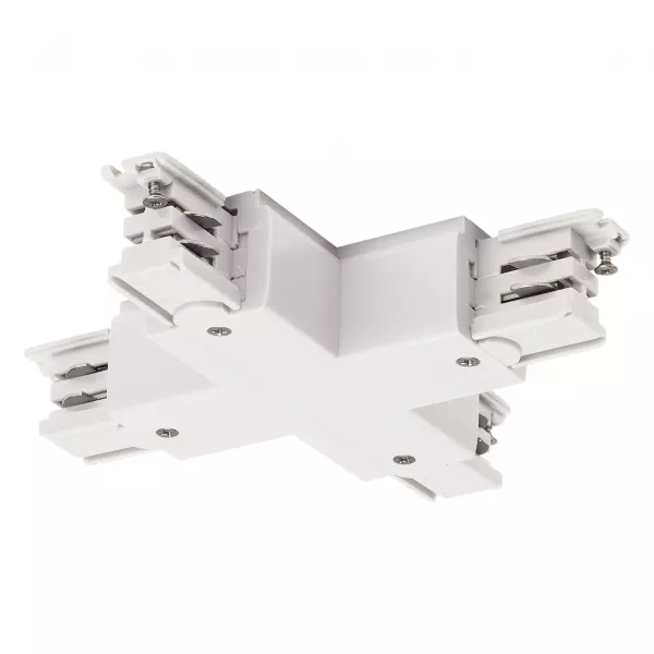 SLV - S-TRACK Connecteur en X, Phase, blanc (1001389)