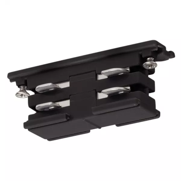 SLV - S-TRACK mini-connecteur, Phase, pour rail 3 allumages, int�rieur, noir (175070)