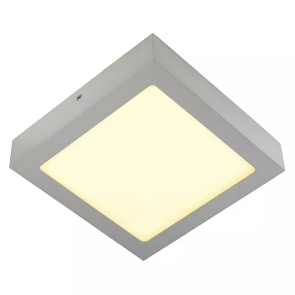 SLV - SENSER 14, applique et plafonnier, carr�, gris argent, 14W, LED 3000K (163013)