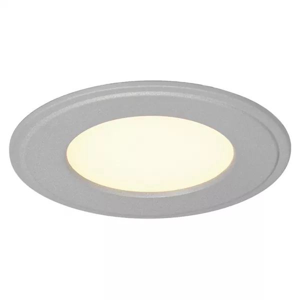 SLV - SENSER 6, encastr�, rond, gris argent, 6W, 3000K (162733)