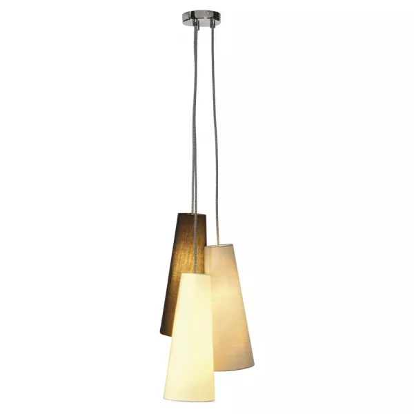 SLV - SOPRANA CONE PD-2, suspension, diffuseurs en tissu, 3xE14, max 3x11W (155770)