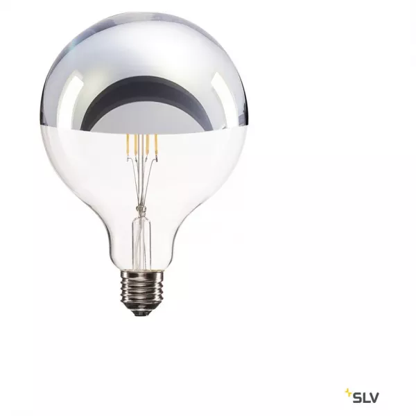 SLV - Source LED G125, chrome, E27, 7W, 2700K, t�te miroir (1001357)