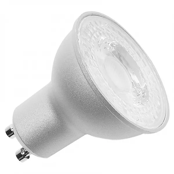 SLV - Source LED QPAR51, GU10, 7,2W, 4000K, gris argent, variable (1001564)