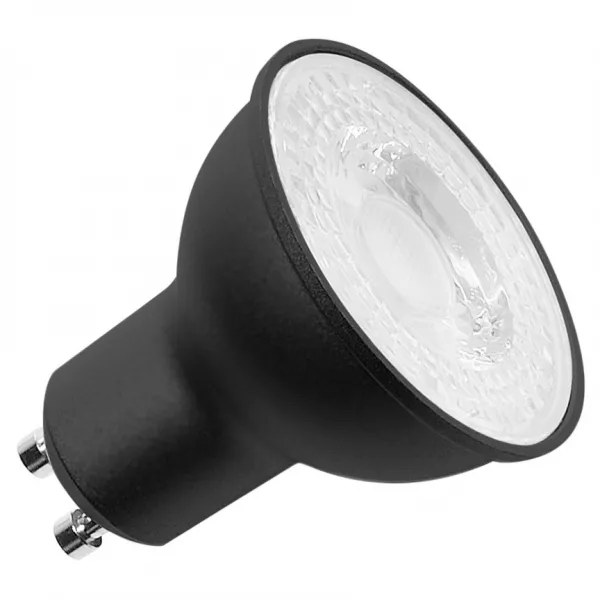 SLV - Source LED QPAR51, GU10, 7,2W, 4000K, noir, variable (1001566)