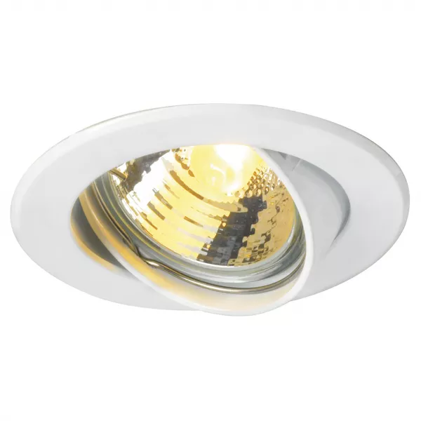 SLV - SP ROUND GU10 encastr�, rond, blanc, max 50W (116111)