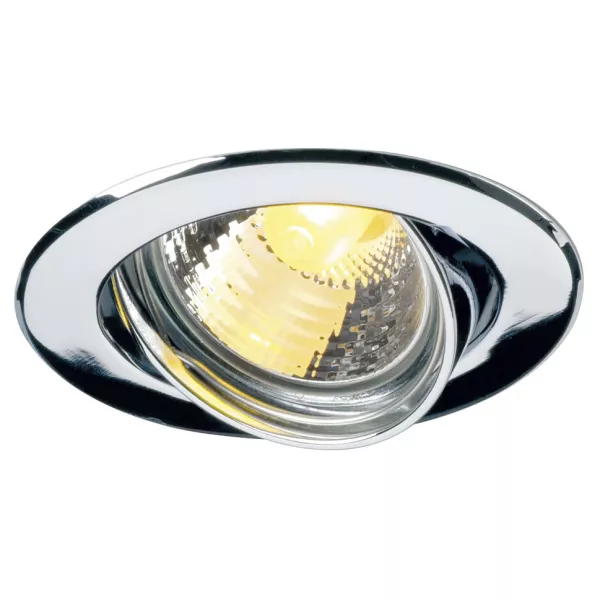 SLV - SP ROUND GU10 encastr�, rond, chrome, max 50W (116112)