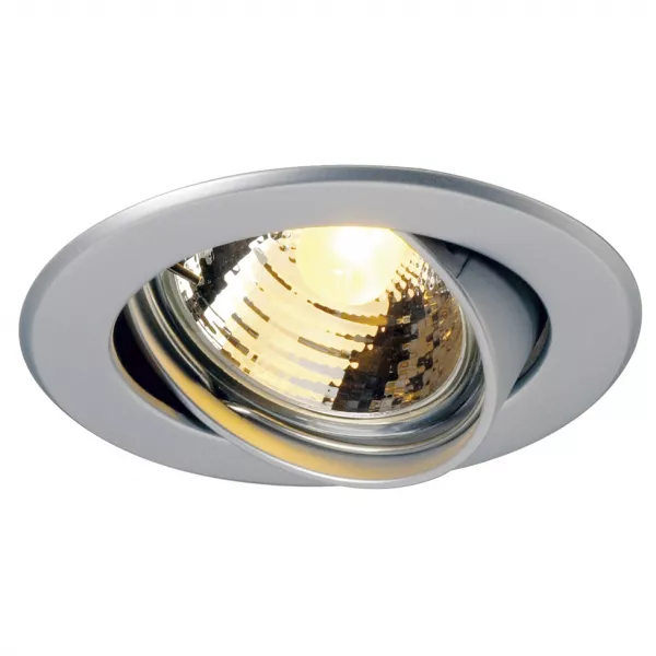 SLV - SP ROUND GU10 encastr�, rond, chrome mat, max 50W (116118)