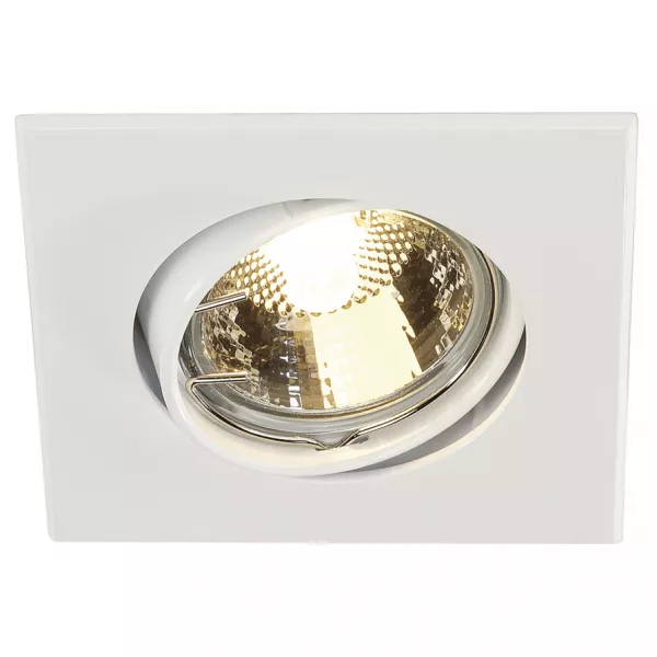 SLV - SP SQUARE GU10 encastr�, carr�, blanc, GU10, max 50W (113211)