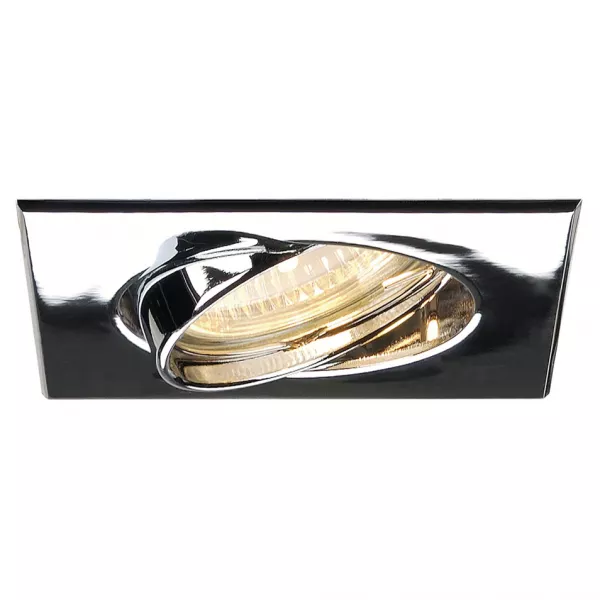 SLV - SP SQUARE GU10 encastr�, carr�, chrome, GU10, max 50W (113212)