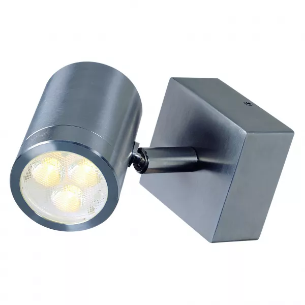 SLV - SST 316, applique, simple, Inox 316, LED 3W, 3000K, IP44 (233310)