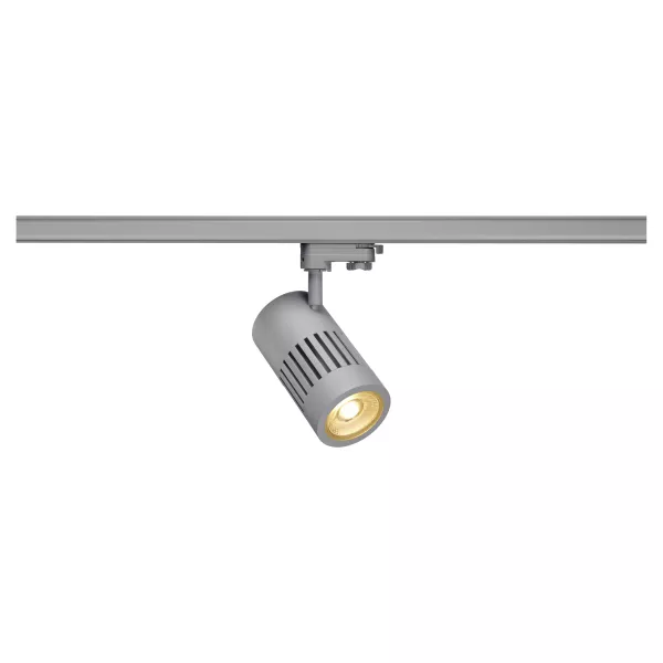 SLV - STRUCTEC, 28W, Gris argent, 3000K, 36�, adapt rail 3 all. inclus (1000982)