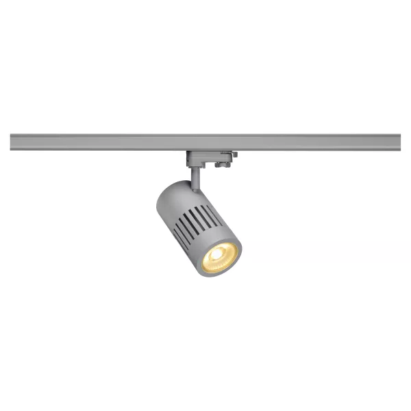 SLV - STRUCTEC, 28W, Gris argent, 3000K, 60�, adapt rail 3 all. inclus (1000985)
