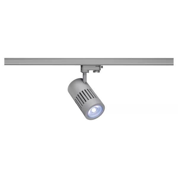 SLV - STRUCTEC, 28W, Gris argent, 4000K, 60�, adapt rail 3 all. inclus (1000991)