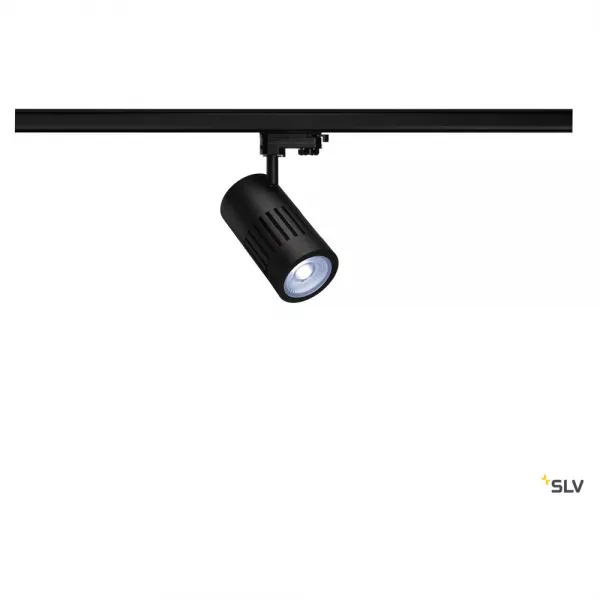 SLV - STRUCTEC, spot pour rail 3 allumages int�rieur, 36�, noir, LED, 28W, 4000K (1000986)