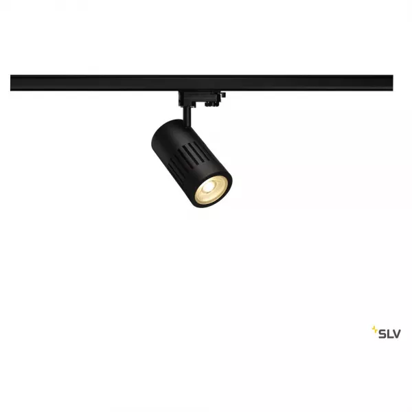 SLV - STRUCTEC, spot pour rail 3 allumages int�rieur, 36�, noir, LED, 35W, 3000K (1000992)