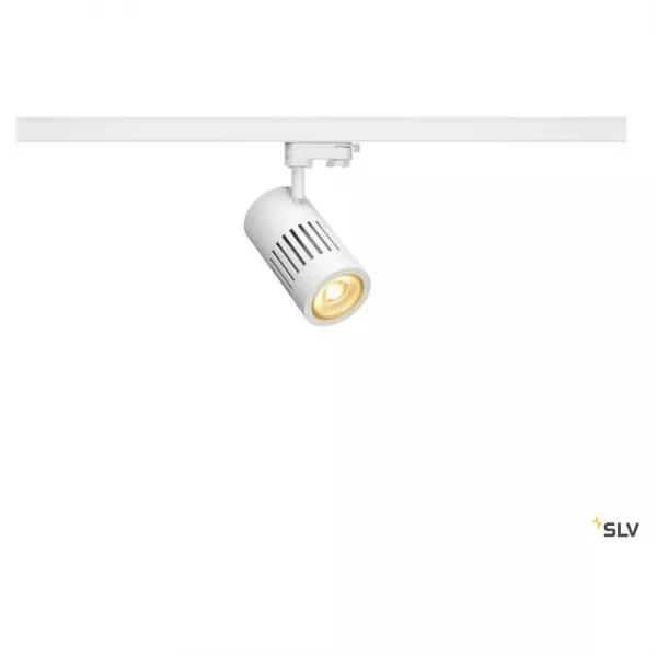 SLV - STRUCTEC, spot pour rail 3 allumages int�rieur, 60�, blanc, LED, 28W, 3000K (1000984)