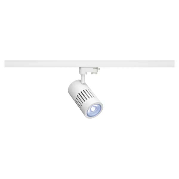SLV - STRUCTEC, spot pour rail 3 allumages int�rieur, 60�, blanc, LED, 28W, 4000K (1000990)