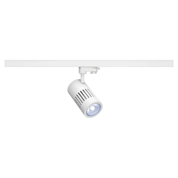 SLV - STRUCTEC, spot pour rail 3 allumages int�rieur, 60�, blanc, LED, 35W, 4000K (1001002)