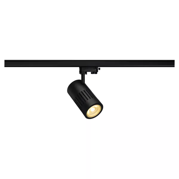 SLV - STRUCTEC, spot pour rail 3 allumages int�rieur, 60�, noir, LED, 28W, 3000K (1000983)