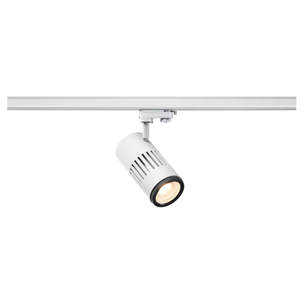 SLV - STRUCTEC ZOOM, spot pour rail 3 allumages int�rieur, blanc, LED, 35W, 3000K (1000657)