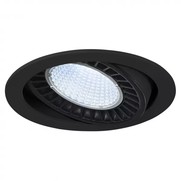 SLV - SUPROS, encastr� de plafond, rond, noir, 3150lm, 4000K SLM LED, 60� (118160)