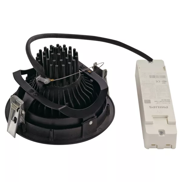 SLV - SUPROS, encastr� de plafond int�rieur, noir, LED, 31W, 3000K (114110)