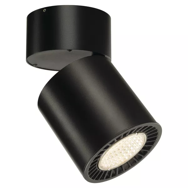 SLV - SUPROS, plafonnier int�rieur, noir, LED, 36W, 3000K (118130)