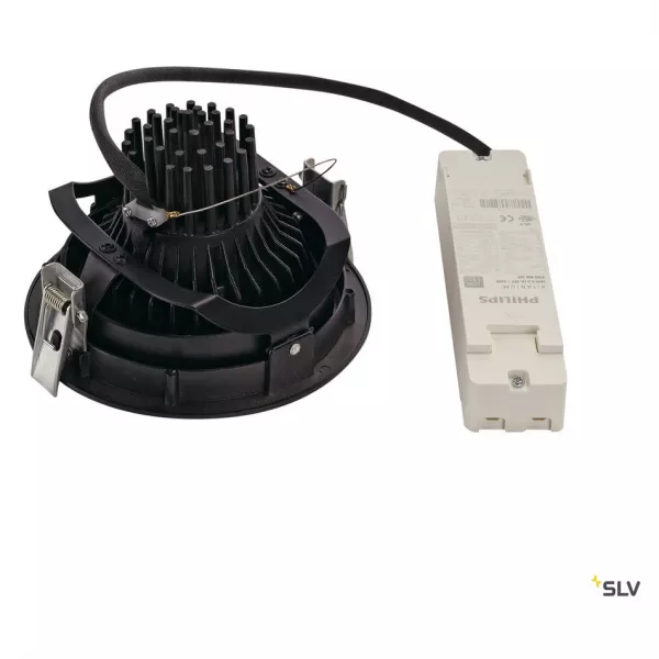 SLV - SUPROS, spot encastr� int�rieur, noir, LED, 31W, 3000K, IRC90 (1003299)