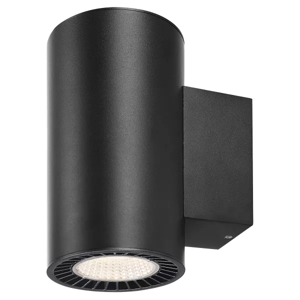 SLV - SUPROS UP/DOWN, applique, rond, noir, 3000K, SLM LED, r�flecteur 60� (114140)