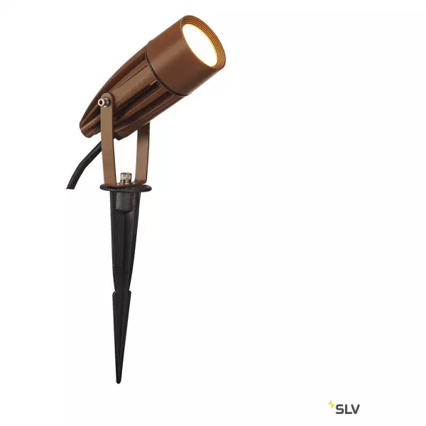 SLV - SYNA, projecteur ext�rieur, rouille, LED, 8,6W, 3000K, IP55 (227507)