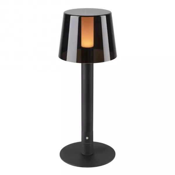 SLV - TAHA Set de luminaires, sans fil, IP65, 2700 K, variable, noir (1007380)