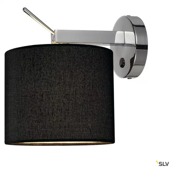 SLV - TENORA, applique int�rieure, noir, E27, 60W max (156020)
