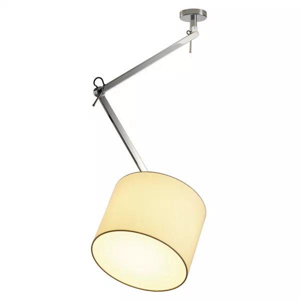 SLV - TENORA CL-2, plafonnier bras flexible en 2 parties, blanc E27, 60W max (156001)