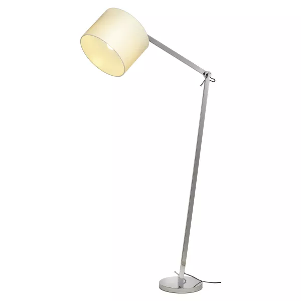 SLV - TENORA FL-1 lampadaire, chrome, diffuseur blanc, E27 max 60W (156031)