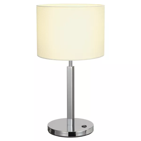 SLV - TENORA TL-1, lampe � poser chrome, diffuseur blanc, E27 max 60W (156041)