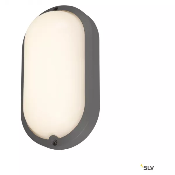 SLV - TERANG 270 S, avec d�tecteur de mvt, ovale, anthracite, 3000K, IP44 (229955)