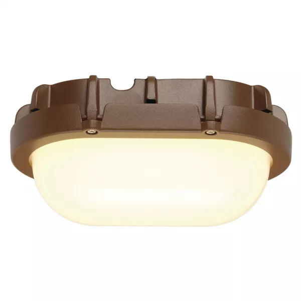 SLV - TERANG LED, applique et plafonnier ovale fonte rouill�e 10,6W LED 3000K (229927)