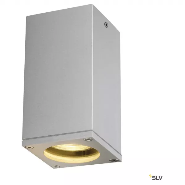 SLV - THEO, plafonnier ext�rieur, gris argent, GU10/QPAR51, 35W max, IP21 (229584)