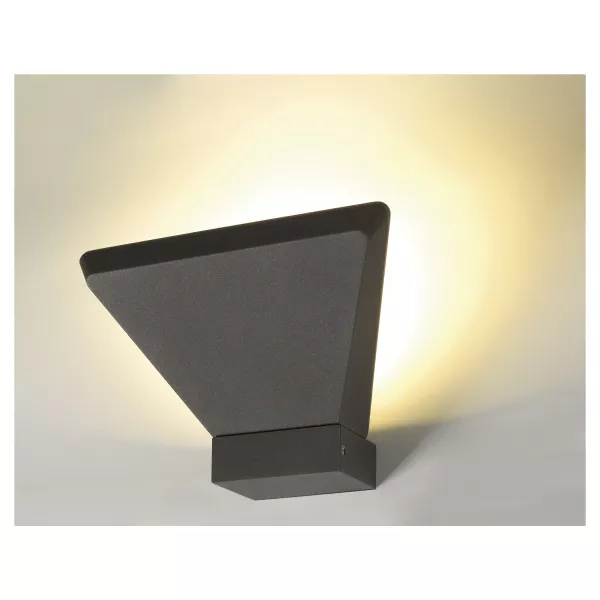 SLV - TRAPECCO WALL UP, applique anthracite, LED 9.8W, 3000K, 850lm, IRC80 (231755)
