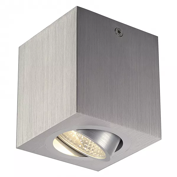 SLV - TRILEDO, plafonnier int�rieur, simple, carr�, alu bross�, LED, 8,1W, 3000K (113946)