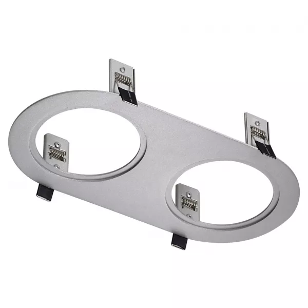 SLV - TWISTER cadre double, rond, gris argent (112980)