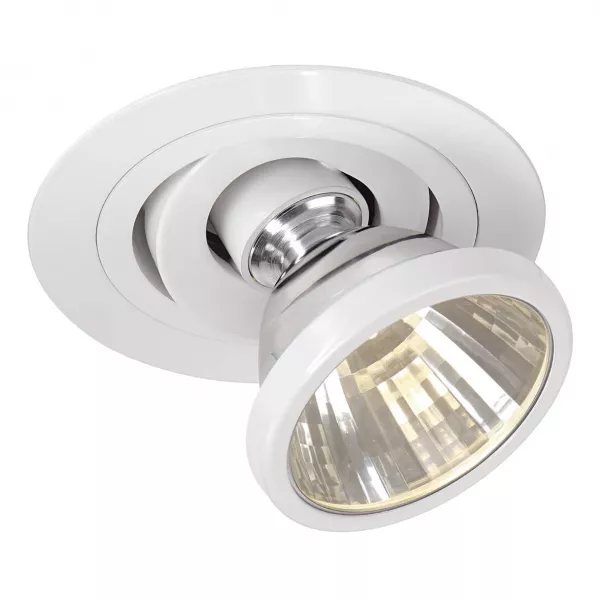 SLV - TWISTER GU6,5 encastr�, rond , blanc, max 35W, orientable (112961)