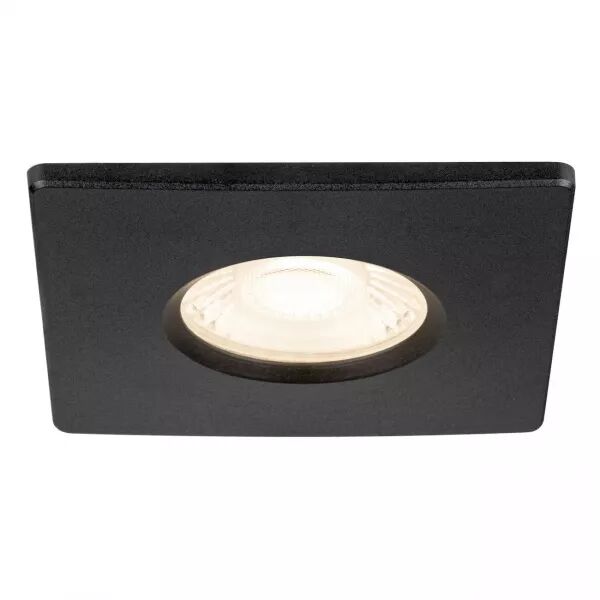 SLV - UNIVERSAL DL, collerette d�corative, fixe, IP65, carr�, noir (1008096)