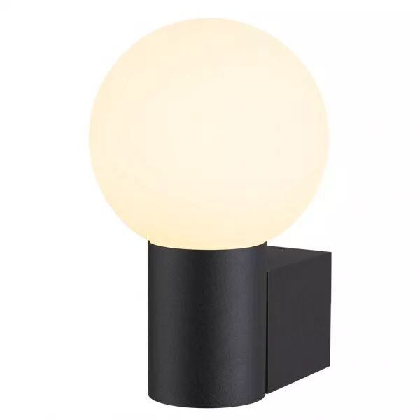 SLV - VARYT, Applique en saillie, rond, 1x max. 6W E14, noir (1007603)