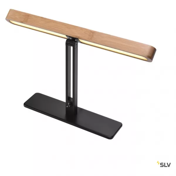 SLV - VINCELLI D, lampe � poser int�rieure, anthracite/bambou clair, LED, 12W, 2700K (1002068)