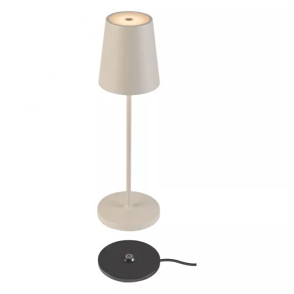 SLV - VINOLINA TWO, Lampe � poser, sans fil, IP65, 2200/2700/3000 K, TOUCH, beige (1007697)