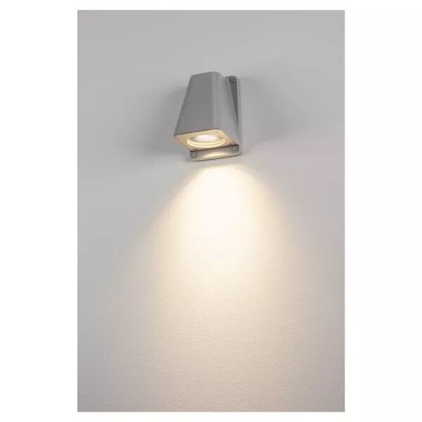 SLV - WALLYX, applique ext�rieure, gris, GU10/QPAR51, 50W max, IP44 (227194)